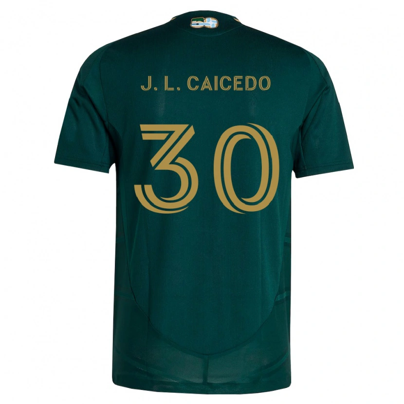 Danxen Män José Caicedo #30 Mörkgrön Brun Hemmatröja Matchtröjor 2026/27 Tröjor T-Tröja