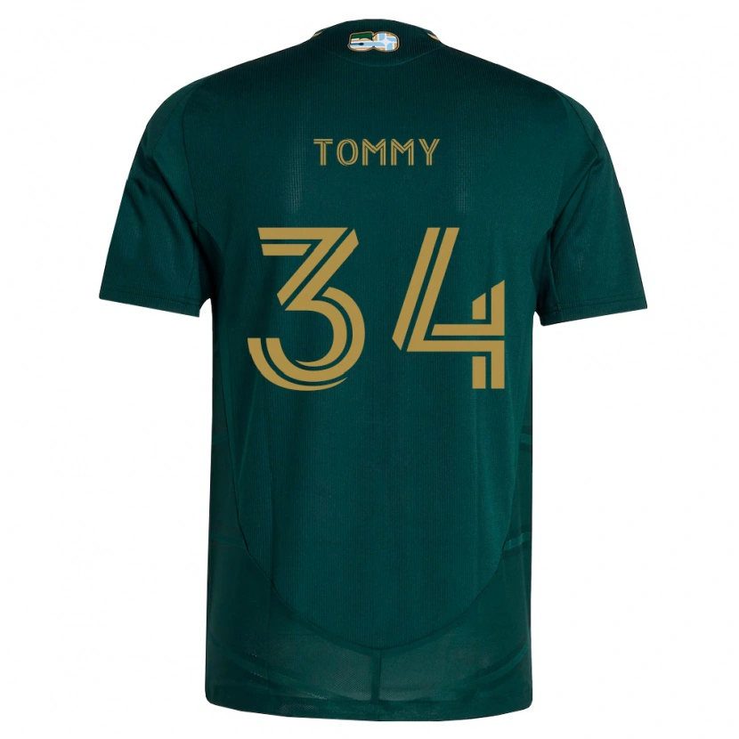 Danxen Män Calem Tommy #34 Mörkgrön Brun Hemmatröja Matchtröjor 2026/27 Tröjor T-Tröja