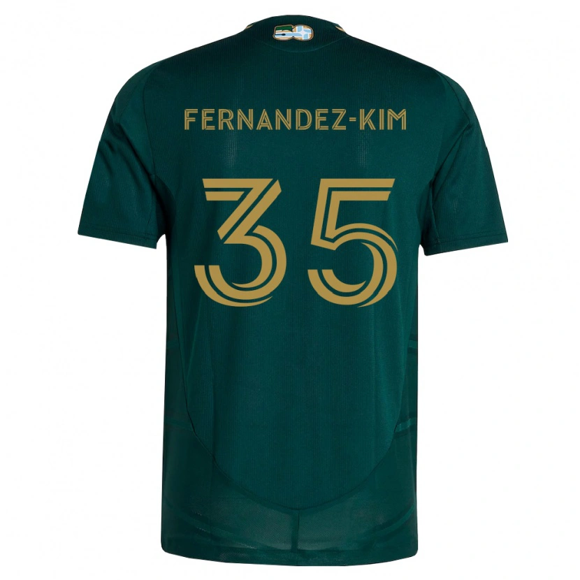 Danxen Män Lucas Fernandez-Kim #35 Mörkgrön Brun Hemmatröja Matchtröjor 2026/27 Tröjor T-Tröja