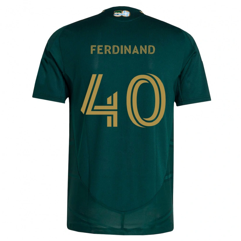 Danxen Män Keesean Ferdinand #40 Mörkgrön Brun Hemmatröja Matchtröjor 2026/27 Tröjor T-Tröja