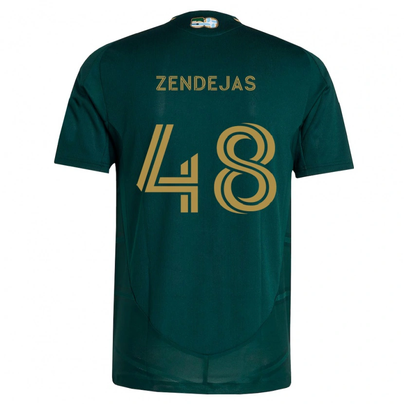 Danxen Män Noah Zendejas #48 Mörkgrön Brun Hemmatröja Matchtröjor 2026/27 Tröjor T-Tröja