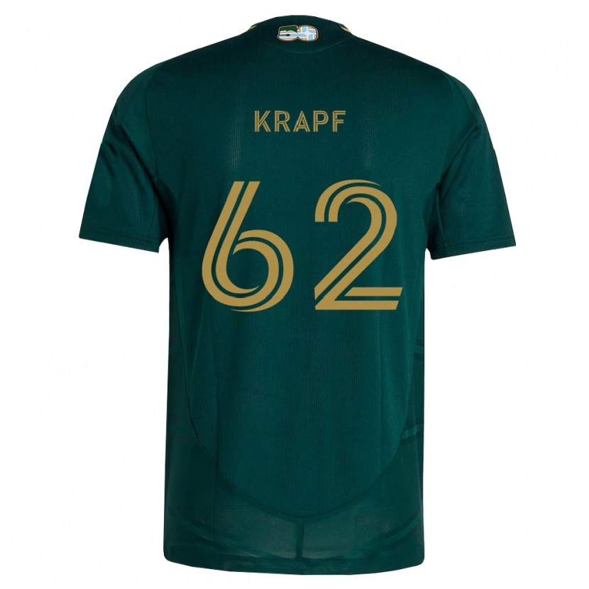 Danxen Män Andrew Krapf #62 Mörkgrön Brun Hemmatröja Matchtröjor 2026/27 Tröjor T-Tröja