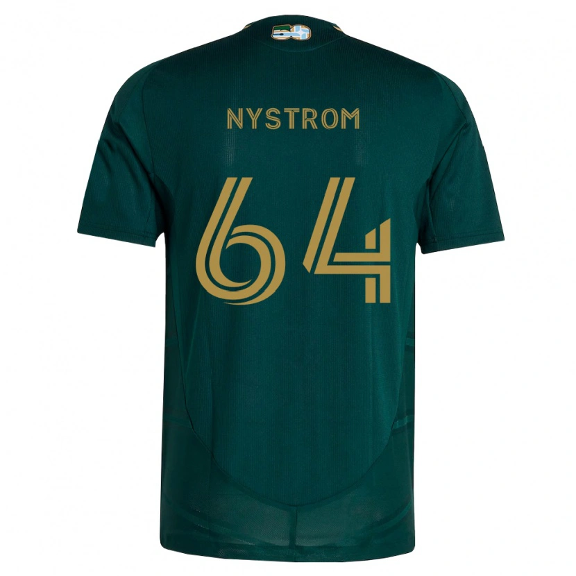 Danxen Män August Nystrom #64 Mörkgrön Brun Hemmatröja Matchtröjor 2026/27 Tröjor T-Tröja