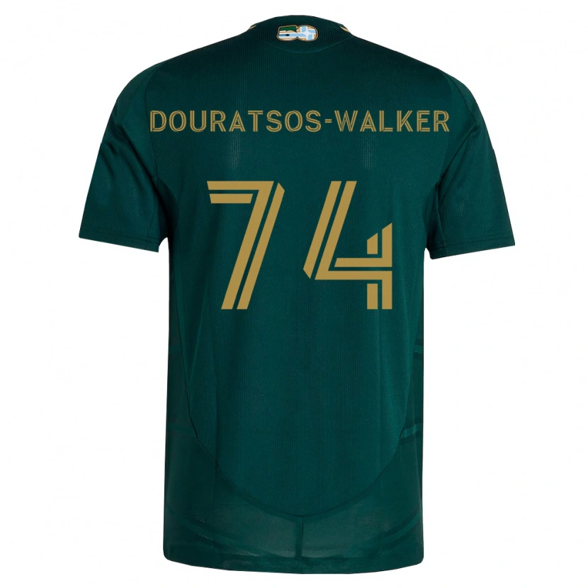 Danxen Män Elias Douratsos-Walker #74 Mörkgrön Brun Hemmatröja Matchtröjor 2026/27 Tröjor T-Tröja