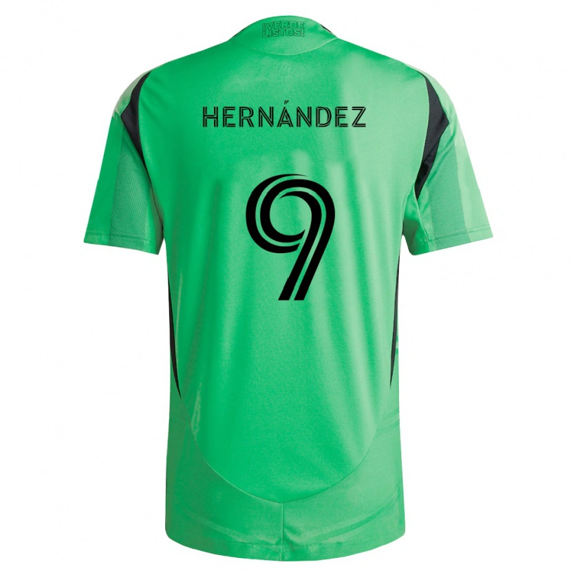 Danxen Män Lucas Hernández #9 Smaragdgrön Svart Hemmatröja Matchtröjor 2026/27 Tröjor T-Tröja
