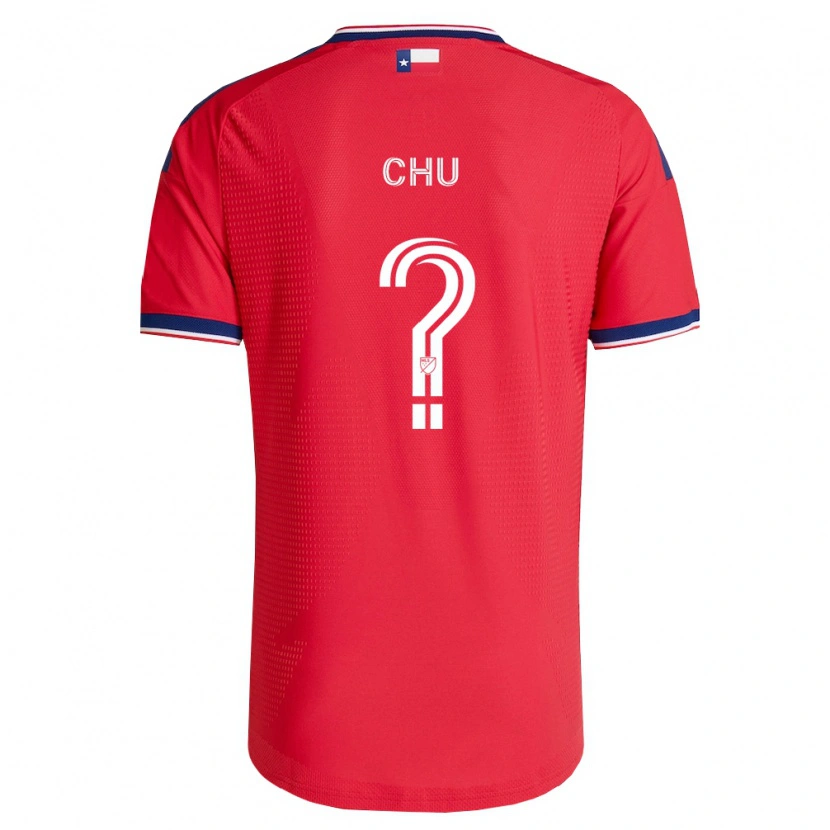 Danxen Män Leo Chu #0 Röd Blå Vit Hemmatröja Matchtröjor 2026/27 Tröjor T-Tröja