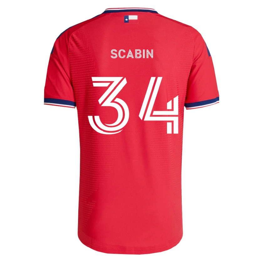 Danxen Män Kaka Scabin #34 Röd Blå Vit Hemmatröja Matchtröjor 2026/27 Tröjor T-Tröja
