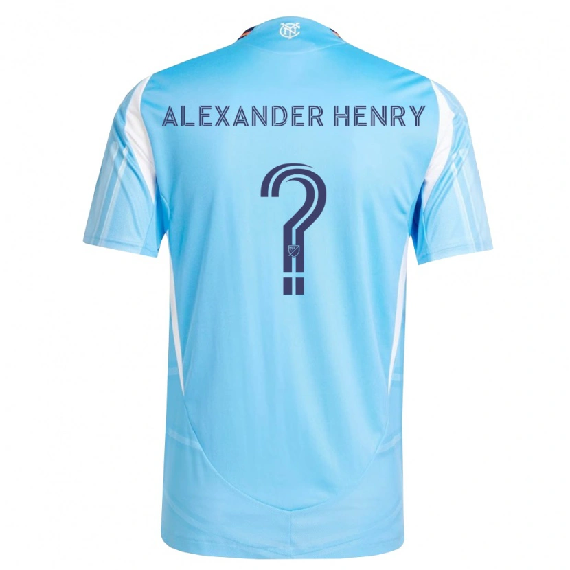 Danxen Män Liam Alexander Henry #0 Himmelsblå Vit Hemmatröja Matchtröjor 2026/27 Tröjor T-Tröja