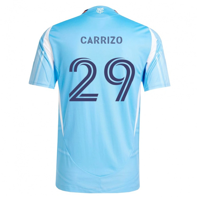 Danxen Män Máximo Carrizo #29 Himmelsblå Vit Hemmatröja Matchtröjor 2026/27 Tröjor T-Tröja