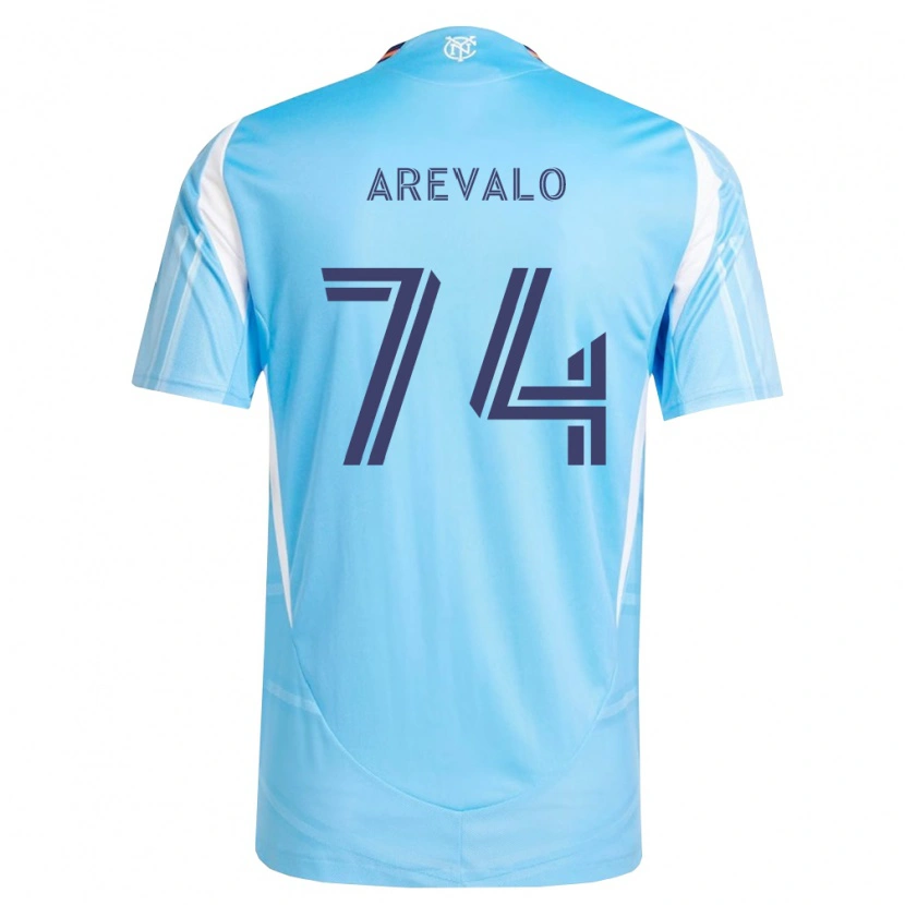Danxen Män Ronny Arévalo #74 Himmelsblå Vit Hemmatröja Matchtröjor 2026/27 Tröjor T-Tröja