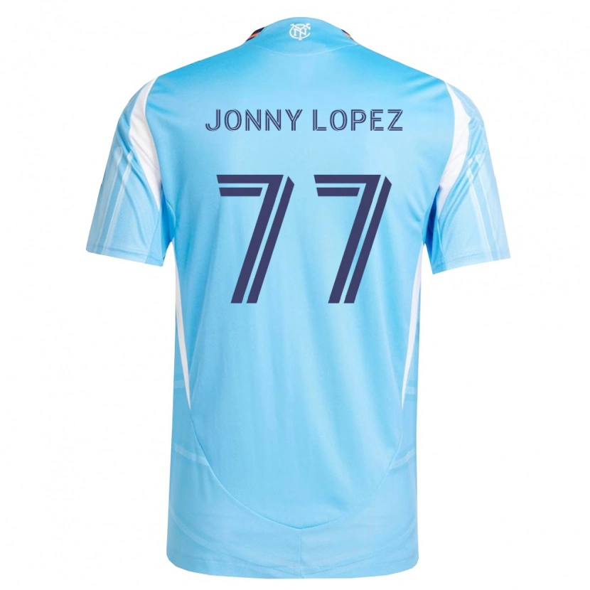 Danxen Män Jonny Lopez #77 Himmelsblå Vit Hemmatröja Matchtröjor 2026/27 Tröjor T-Tröja