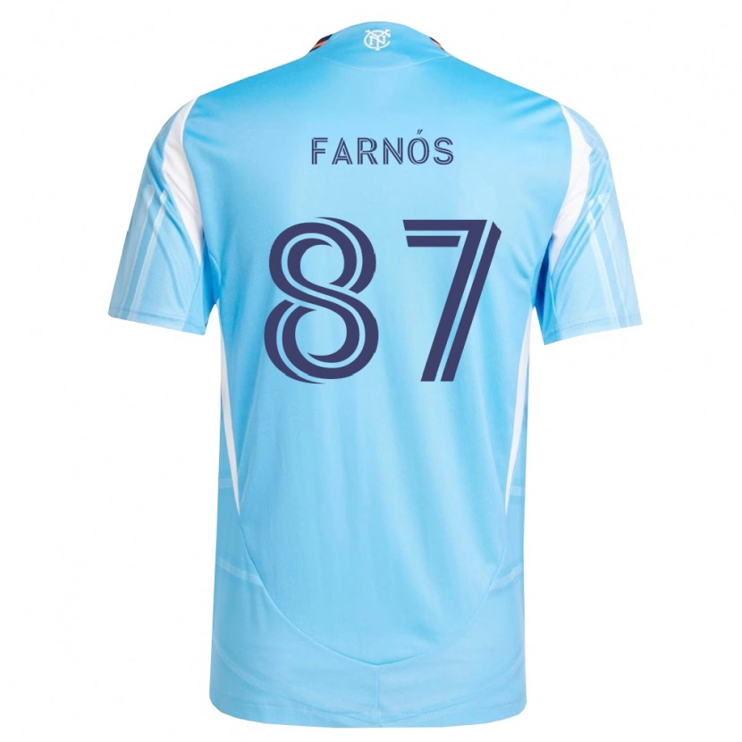 Danxen Män Arnau Farnós #87 Himmelsblå Vit Hemmatröja Matchtröjor 2026/27 Tröjor T-Tröja