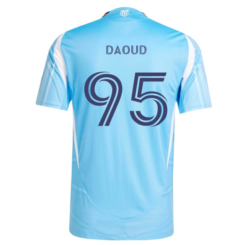 Danxen Män Rami Daoud #95 Himmelsblå Vit Hemmatröja Matchtröjor 2026/27 Tröjor T-Tröja