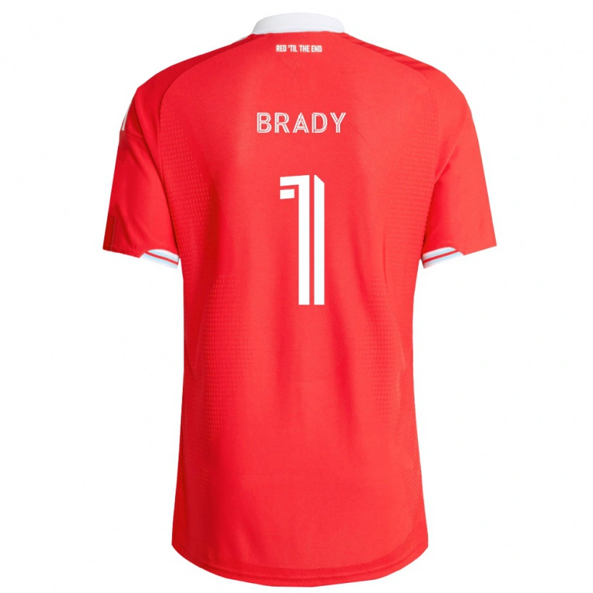 Danxen Män Chris Brady #1 Röd Mörkblå Vit Hemmatröja Matchtröjor 2026/27 Tröjor T-Tröja