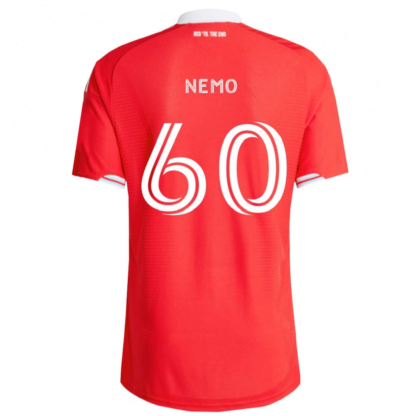 Danxen Män Jason Nemo #60 Röd Mörkblå Vit Hemmatröja Matchtröjor 2026/27 Tröjor T-Tröja