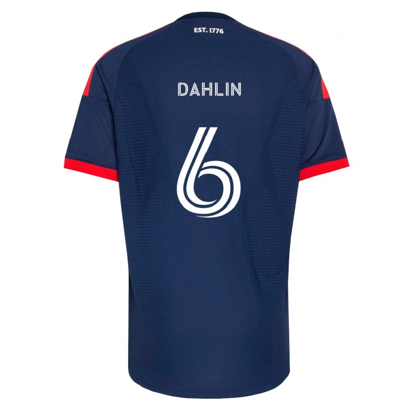 Danxen Män Gabe Dahlin #6 Kungligt Blå Röd Vit Hemmatröja Matchtröjor 2026/27 Tröjor T-Tröja