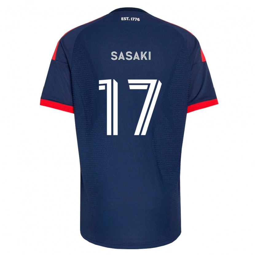 Danxen Män Shuma Sasaki #17 Kungligt Blå Röd Vit Hemmatröja Matchtröjor 2026/27 Tröjor T-Tröja