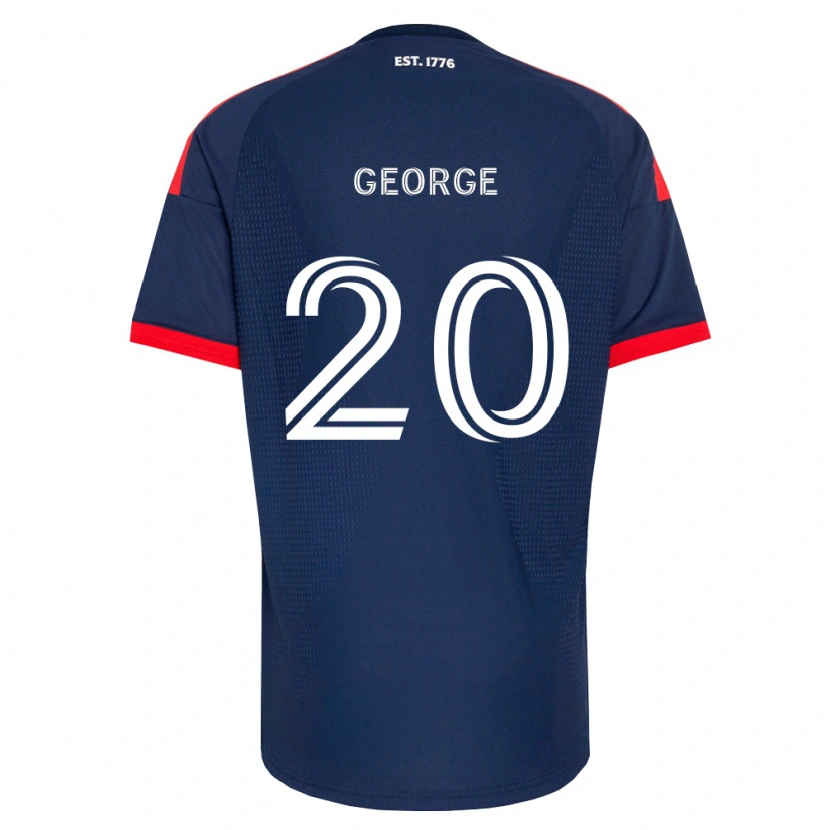 Danxen Män Sharod George #20 Kungligt Blå Röd Vit Hemmatröja Matchtröjor 2026/27 Tröjor T-Tröja