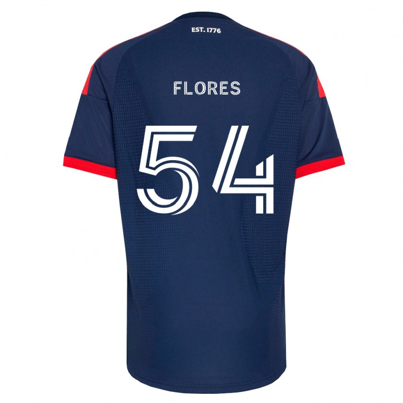 Danxen Män Edwin Flores #54 Kungligt Blå Röd Vit Hemmatröja Matchtröjor 2026/27 Tröjor T-Tröja