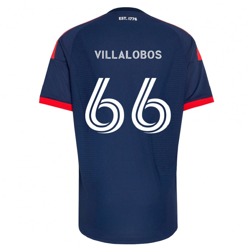 Danxen Män Ivan Villalobos #66 Kungligt Blå Röd Vit Hemmatröja Matchtröjor 2026/27 Tröjor T-Tröja