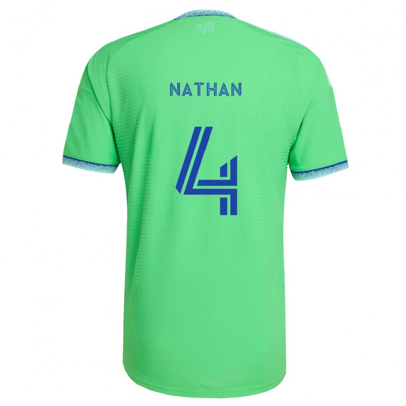 Danxen Män Nathan #4 Grön Ljusblå Hemmatröja Matchtröjor 2026/27 Tröjor T-Tröja