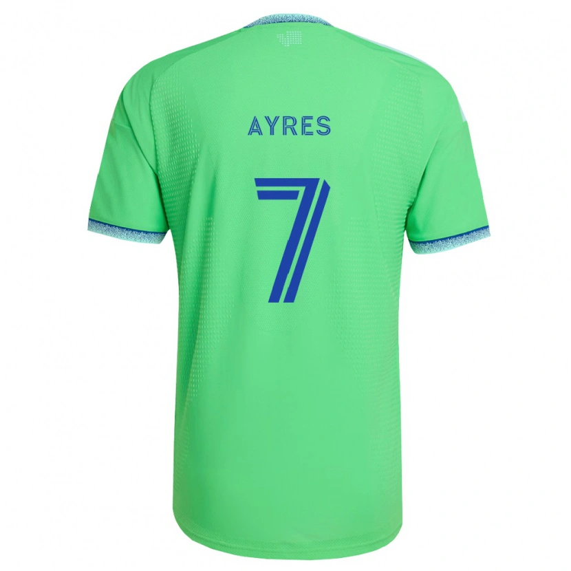 Danxen Män Melina Ayres #7 Grön Ljusblå Hemmatröja Matchtröjor 2026/27 Tröjor T-Tröja