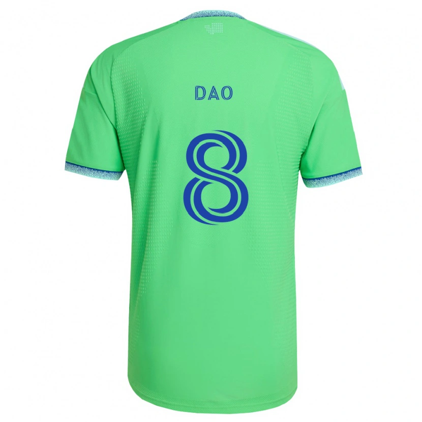 Danxen Män Kaylee Dao #8 Grön Ljusblå Hemmatröja Matchtröjor 2026/27 Tröjor T-Tröja