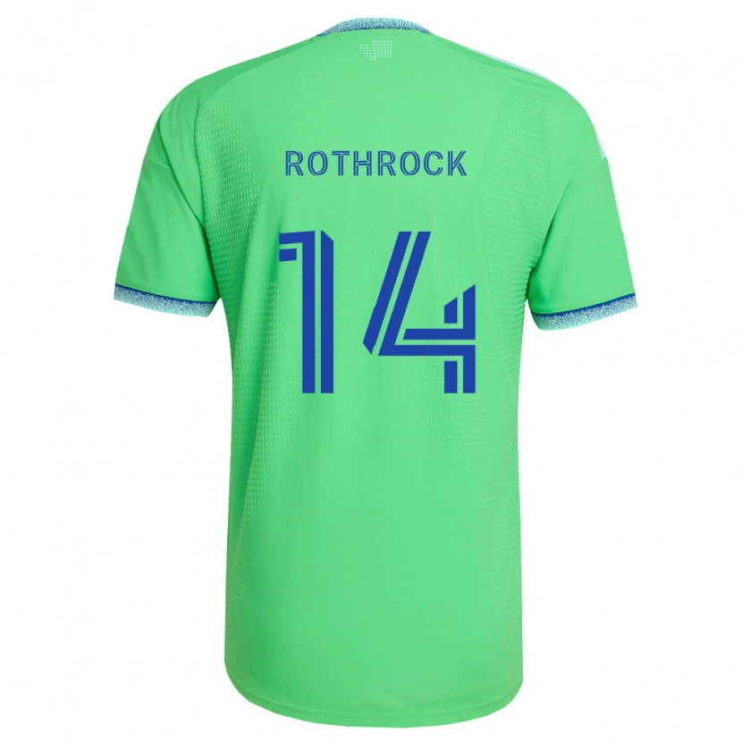 Danxen Män Paul Rothrock #14 Grön Ljusblå Hemmatröja Matchtröjor 2026/27 Tröjor T-Tröja