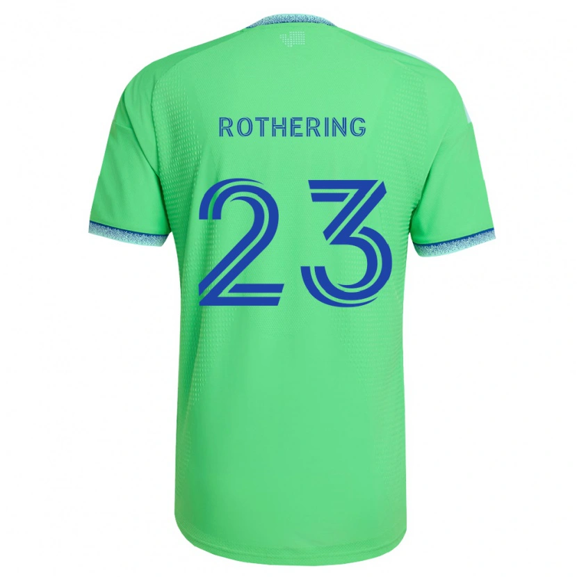 Danxen Män Holly Rothering #23 Grön Ljusblå Hemmatröja Matchtröjor 2026/27 Tröjor T-Tröja