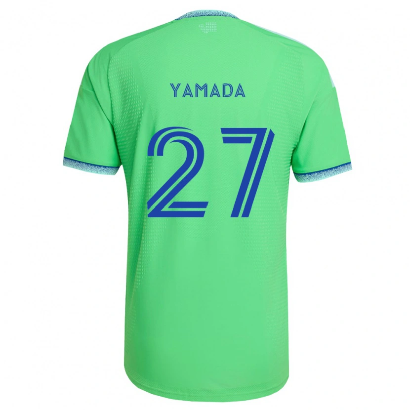 Danxen Män Hikari Yamada #27 Grön Ljusblå Hemmatröja Matchtröjor 2026/27 Tröjor T-Tröja
