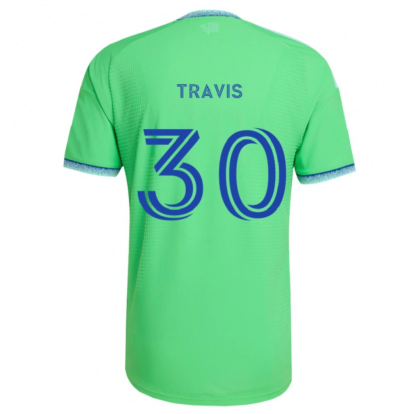 Danxen Män Riley Travis #30 Grön Ljusblå Hemmatröja Matchtröjor 2026/27 Tröjor T-Tröja