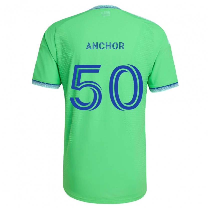 Danxen Män Max Anchor #50 Grön Ljusblå Hemmatröja Matchtröjor 2026/27 Tröjor T-Tröja