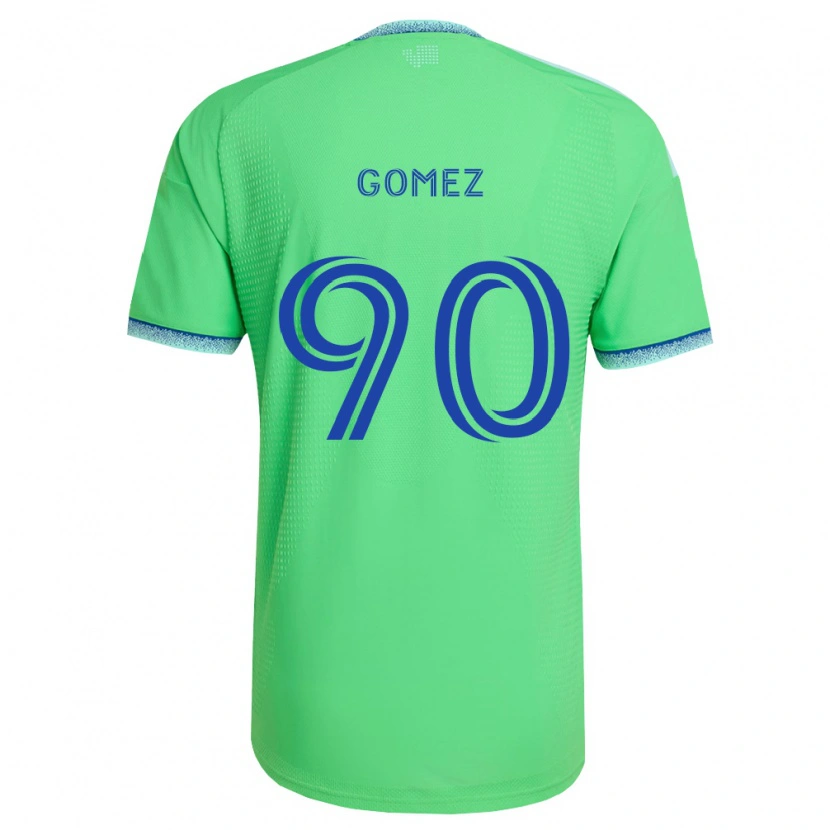 Danxen Män Sebastian Gomez #90 Grön Ljusblå Hemmatröja Matchtröjor 2026/27 Tröjor T-Tröja