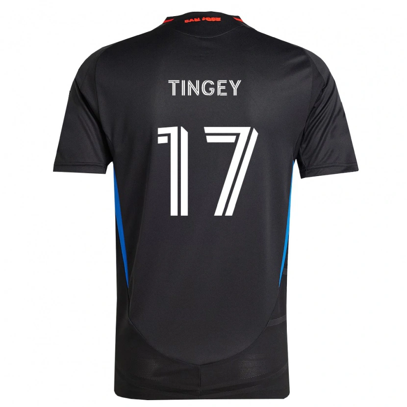 Danxen Män Keegan Tingey #17 Blå Vit Svart Hemmatröja Matchtröjor 2026/27 Tröjor T-Tröja