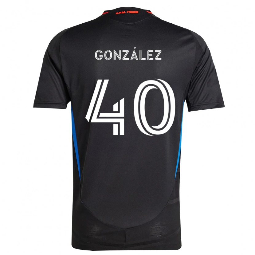 Danxen Män Jonathan González #40 Blå Vit Svart Hemmatröja Matchtröjor 2026/27 Tröjor T-Tröja