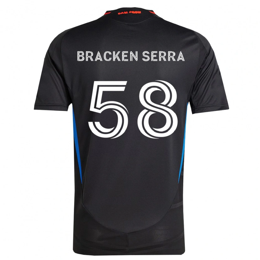 Danxen Män Gabriel Bracken Serra #58 Blå Vit Svart Hemmatröja Matchtröjor 2026/27 Tröjor T-Tröja