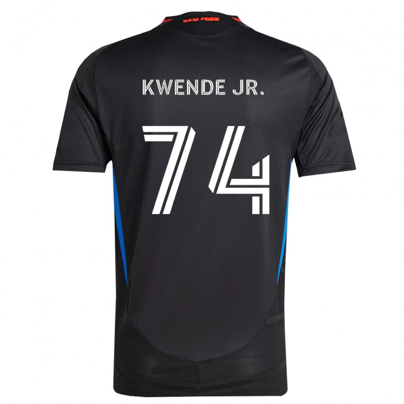 Danxen Män Martin Kwende Jr. #74 Blå Vit Svart Hemmatröja Matchtröjor 2026/27 Tröjor T-Tröja