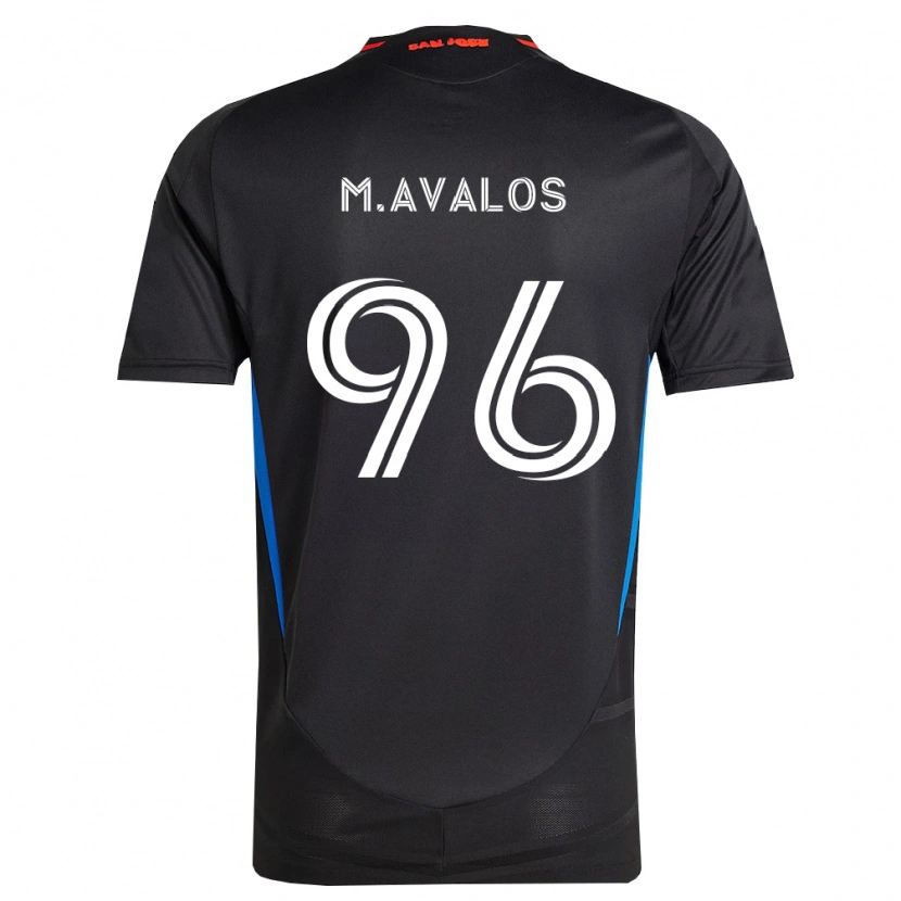 Danxen Män Marcelo Ávalos #96 Blå Vit Svart Hemmatröja Matchtröjor 2026/27 Tröjor T-Tröja