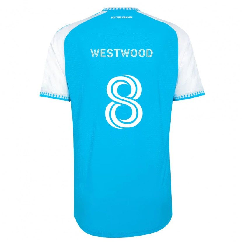 Danxen Män Ashley Westwood #8 Himmelsblå Vit Svart Hemmatröja Matchtröjor 2026/27 Tröjor T-Tröja