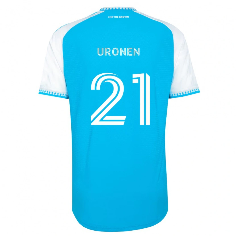 Danxen Män Jere Uronen #21 Himmelsblå Vit Svart Hemmatröja Matchtröjor 2026/27 Tröjor T-Tröja