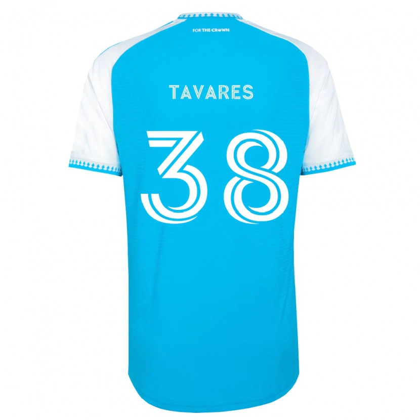 Danxen Män Iuri Tavares #38 Himmelsblå Vit Svart Hemmatröja Matchtröjor 2026/27 Tröjor T-Tröja