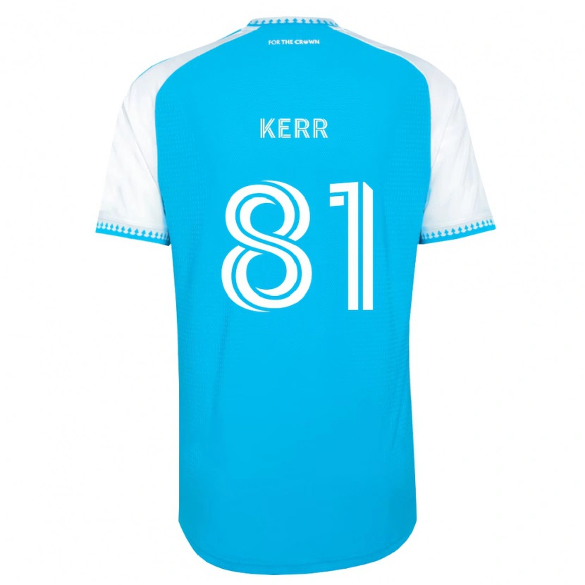 Danxen Män Keegan Kerr #81 Himmelsblå Vit Svart Hemmatröja Matchtröjor 2026/27 Tröjor T-Tröja