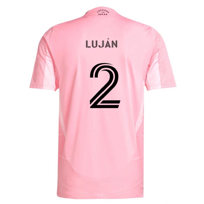 Danxen Män Gonzalo Luján #2 Rosa Svart Hemmatröja Matchtröjor 2026/27 Tröjor T-Tröja