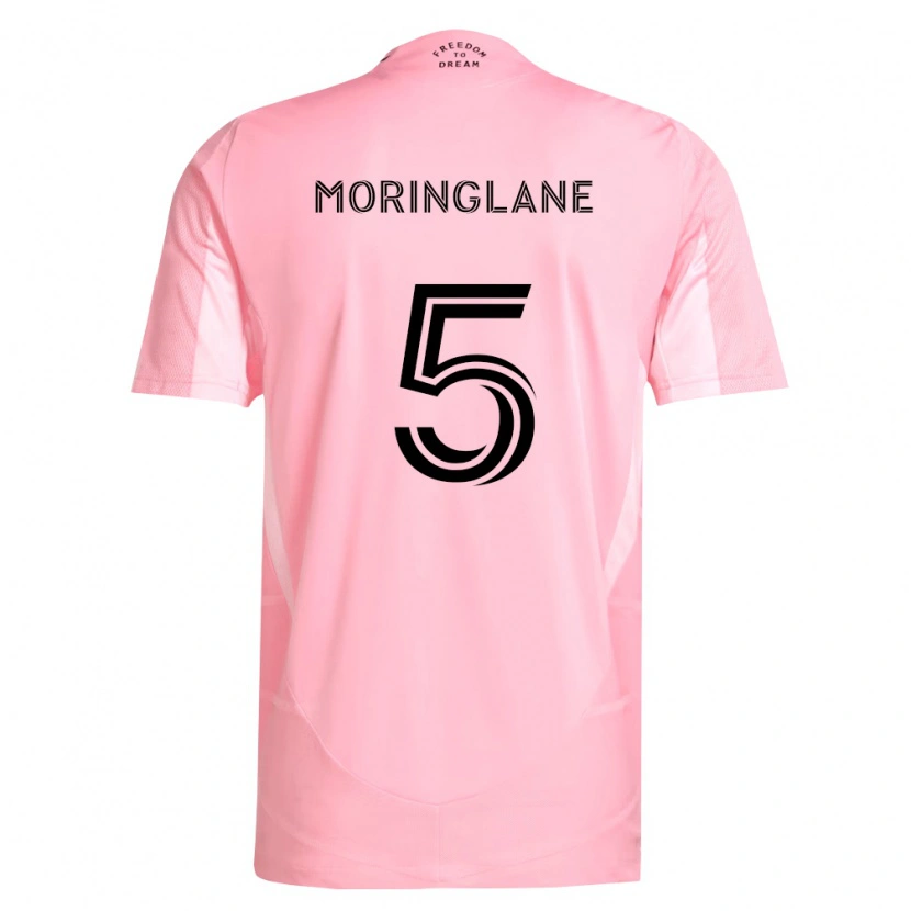 Danxen Män Luis Moringlane #5 Rosa Svart Hemmatröja Matchtröjor 2026/27 Tröjor T-Tröja