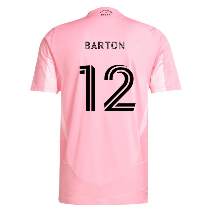 Danxen Män Tye Barton #12 Rosa Svart Hemmatröja Matchtröjor 2026/27 Tröjor T-Tröja