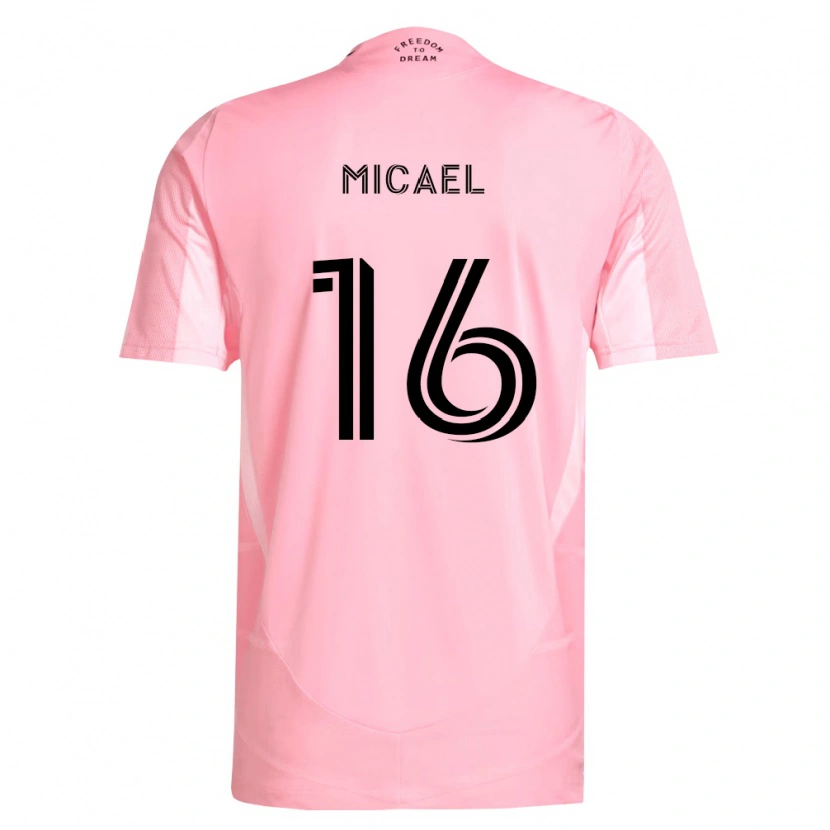 Danxen Män Micael Dos Santos Silva #16 Rosa Svart Hemmatröja Matchtröjor 2026/27 Tröjor T-Tröja