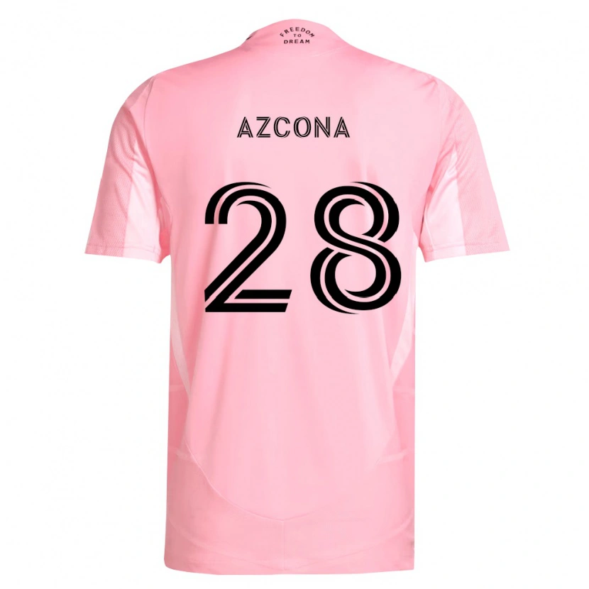 Danxen Män Edison Azcona #28 Rosa Svart Hemmatröja Matchtröjor 2026/27 Tröjor T-Tröja