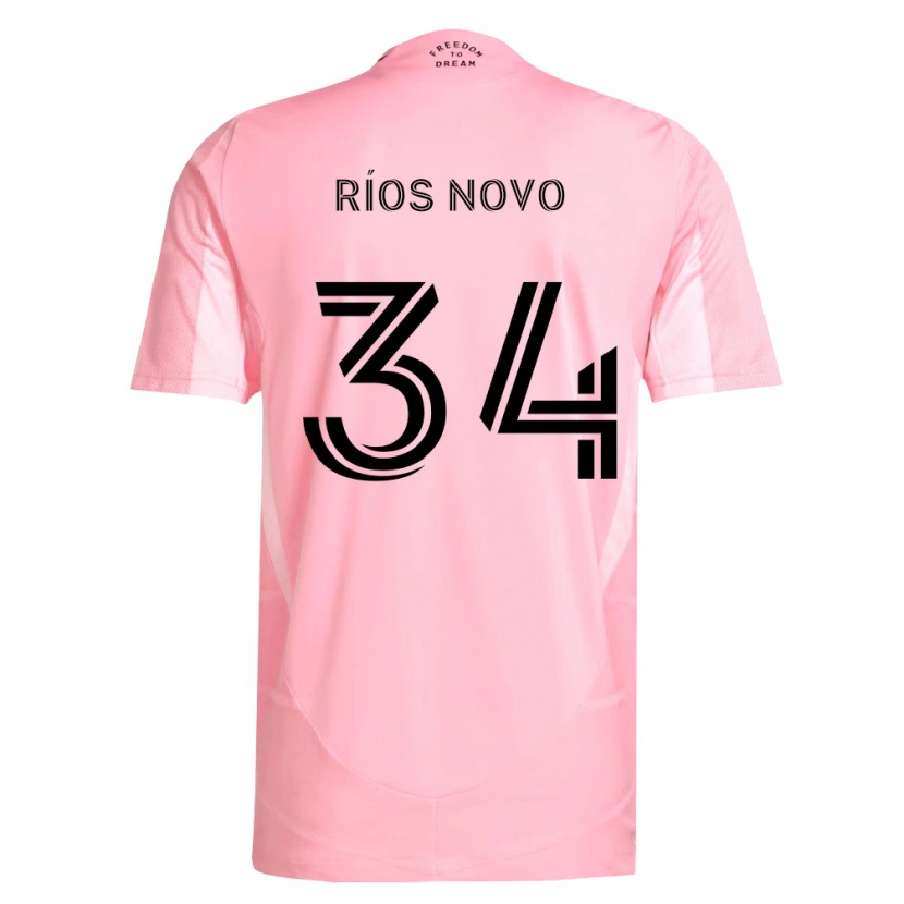 Danxen Män Rocco Ríos Novo #34 Rosa Svart Hemmatröja Matchtröjor 2026/27 Tröjor T-Tröja