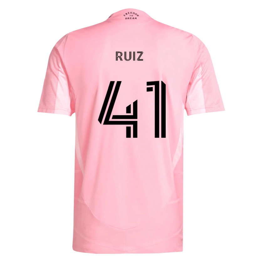 Danxen Män David Ruíz #41 Rosa Svart Hemmatröja Matchtröjor 2026/27 Tröjor T-Tröja