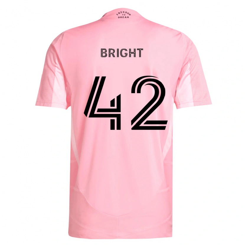 Danxen Män Yannick Bright #42 Rosa Svart Hemmatröja Matchtröjor 2026/27 Tröjor T-Tröja